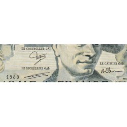 F 67-14 - 1988 - 50 francs - Quentin de la Tour - Série X.53 - Etat : TTB