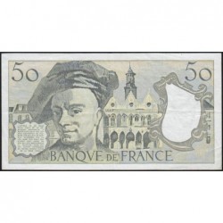 F 67-17 - 1991 - 50 francs - Quentin de la Tour - Série U.63 - Etat : TTB