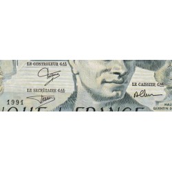 F 67-17 - 1991 - 50 francs - Quentin de la Tour - Série H.67 - Etat : SUP