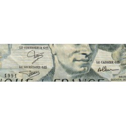 F 67-17 - 1991 - 50 francs - Quentin de la Tour - Série J.68 - Etat : TB+