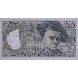 F 67-18 - 1992 - 50 francs - Quentin de la Tour - Série L.70 - Etat : pr.NEUF