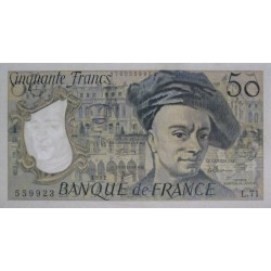 F 67-18 - 1992 - 50 francs - Quentin de la Tour - Série L.71 - Etat : TTB+