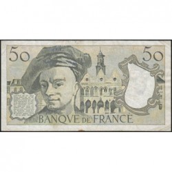 F 67-18 - 1992 - 50 francs - Quentin de la Tour - Série Y.71 - Etat : TB+