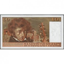 F 63-19 - 01/07/1976 - 10 francs - Berlioz - Série P.290 - Etat : SUP+