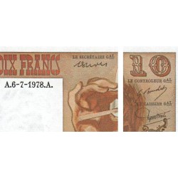 F 63-24 - 06/07/1978 - 10 francs - Berlioz - Série D.304 - Etat : SUP+