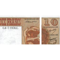 F 63-25 - 06/07/1978 - 10 francs - Berlioz - Série P.306 - Etat : SUP+