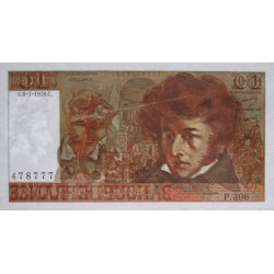 F 63-25 - 06/07/1978 - 10 francs - Berlioz - Série P.306 - Etat : SUP+