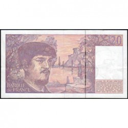 F 66bis-01 - 1990 - 20 francs - Debussy - Série V.029 - Etat : TTB+