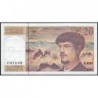 F 66bis-02 - 1991 - 20 francs - Debussy - Série S.034 - Etat : SUP