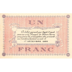 Lons-le-Saunier - Pirot 74-5 - 1 franc - Série 416 - Sans date - Etat : SPL+