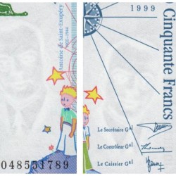 F 73-05 - 1999 - 50 francs - Saint-Exupéry - Série S - Etat : NEUF