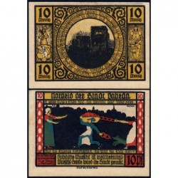 Allemagne - Notgeld - Lobeda (Jena) - 10 pfennig - Réf. 1 - 1921 - Etat : SUP