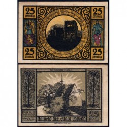 Allemagne - Notgeld - Lobeda (Jena) - 25 pfennig - Réf. 1 - Type 2 - 1921 - Etat : SUP