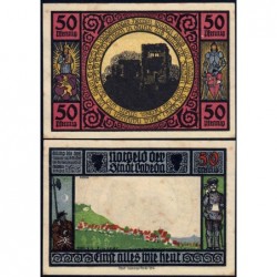 Allemagne - Notgeld - Lobeda (Jena) - 50 pfennig - Réf. 1 - Type 1 - 1921 - Etat : SUP