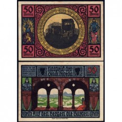 Allemagne - Notgeld - Lobeda (Jena) - 50 pfennig - Réf. 1 - Type 2 - 1921 - Etat : SUP