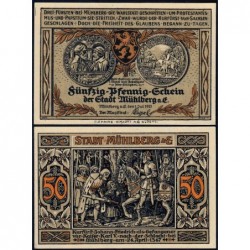 Allemagne - Notgeld - Mühlberg - 50 pfennig - 01/07/1921 - Etat : NEUF