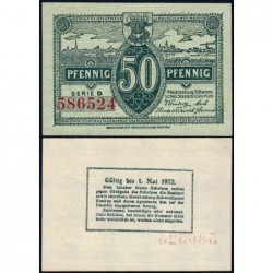 Allemagne - Notgeld - Mecklenburg-Schwerin - 50 pfennig - Série D - 1922 - Etat : SPL