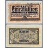 Allemagne - Notgeld - Moers - 1 million mark - Série A - 25/08/1923 - Etat : TTB