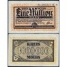 Allemagne - Notgeld - Moers - 1 million mark - Série A - 25/08/1923 - Etat : TTB