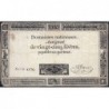 Assignat 43b - 25 livres - 6 juin 1793 - Série 4136 - Etat : TB-