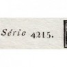 Assignat 43b_v1 - 25 livres - 6 juin 1793 - Série 4215 - Caractère à l'envers - Etat : SPL