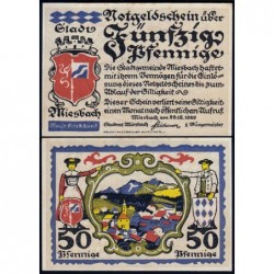 Allemagne - Notgeld - Miesbach - 50 pfennig - 29/12/1920 - Etat : SPL