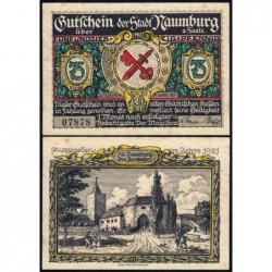 Allemagne - Notgeld - Naumburg-an-der-Saale - 75 pfennig - 1921 - Etat : TTB+