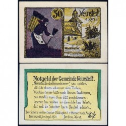 Allemagne - Notgeld - Neinsted-an-Harz - 50 pfennig - 09/1921 - Etat : SPL+