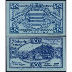 Allemagne - Notgeld - Nöschenrode - 50 pfennige - 15/03/1921 - Etat : NEUF