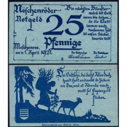 Allemagne - Notgeld - Nöschenrode - 25 pfennige - 01/04/1921 - Etat : NEUF
