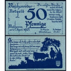 Allemagne - Notgeld - Nöschenrode - 50 pfennige - 01/04/1921 - Etat : NEUF