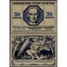 Allemagne - Notgeld - Weimar - 50 pfennig - Bleu type e - 01/03/1921 - Etat : NEUF