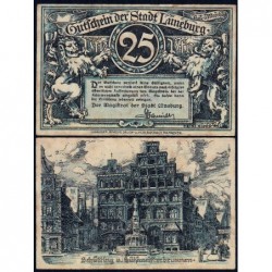 Allemagne - Notgeld - Lüneburg - 25 pfennig - 1920 - Etat : TTB