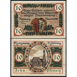 Allemagne - Notgeld - Nesselwang - 10 pfennig - 11/1918 - Etat : NEUF