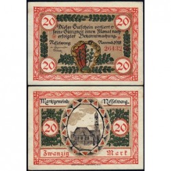 Allemagne - Notgeld - Nesselwang - 20 mark - 11/1918 - Etat : SPL