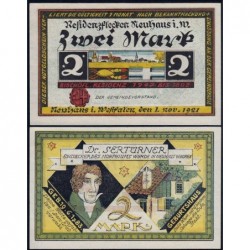 Allemagne - Notgeld - Neuhaus-in-Westfalen - 2 mark - 01/11/1921 - Etat : SPL