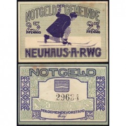 Allemagne - Notgeld - Neuhaus-am-Rennweg - 25 pfennig - 01/03/1921 - Etat : SUP