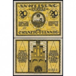 Allemagne - Notgeld - Neustadt-in-Holstein - 20 pfennig - 1920 - Etat : NEUF