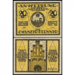 Allemagne - Notgeld - Neustadt-in-Holstein - 20 pfennig - 1920 - Etat : NEUF