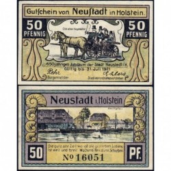 Allemagne - Notgeld - Neustadt-in-Holstein - 50 pfennig - 1921 - Etat : SPL