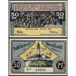 Allemagne - Notgeld - Neustadt-in-Holstein - 50 pfennig - 1921 - Etat : NEUF