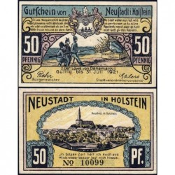 Allemagne - Notgeld - Neustadt-in-Holstein - 50 pfennig - 1921 - Etat : NEUF