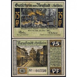 Allemagne - Notgeld - Neustadt-in-Holstein - 75 pfennig - 1921 - Etat : SPL