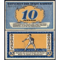 Allemagne - Notgeld - Newied - 10 pfennig - 31/01/1921 - Etat : NEUF