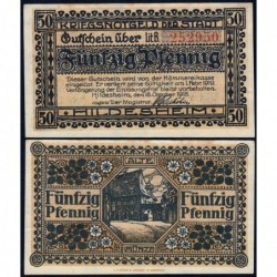 Allemagne - Notgeld - Hildesheim - 50 pfennig - Série B - 18/10/1918 - Etat : SPL