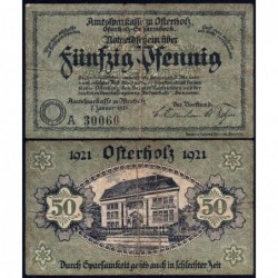 Allemagne - Notgeld - Osterholz - 50 pfennig - Série A - 07/01/1921 - Etat : TB-