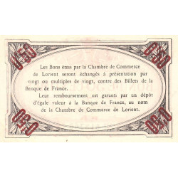 Lorient (Morbihan) - Pirot 75-17 - 50 centimes - Sans Série - 03/09/1915 - Etat : SPL