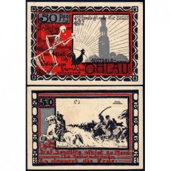 Pologne - Notgeld - Ohlau (Olawa) - 50 pfennig - 1921 - Etat : SPL