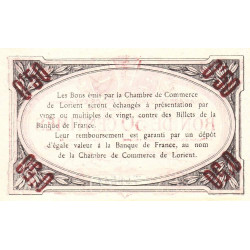 Lorient (Morbihan) - Pirot 75-17 - 50 centimes - Sans Série - 03/09/1915 - Etat : NEUF