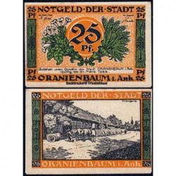 Allemagne - Notgeld - Oranienbaum - 25 pfennig - 1921 - Etat : SPL